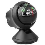 SGerste Compass Deniz Navigasyon Top Tekne Araba Kamyon Araç Gösterge Paneli Ayarlanabilir