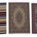 SGerste El Yapımı Minyatürler Kilim Türk Tarzı Halı Zemin Kaplaması Bebek Evi Aksesuarı ve Mobilya Vintage Stil 3 Parça Set