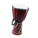 SGerste En iyi 1 Takım 6 "Kiraz Djembe Geleneksel Afrika El Davul Baget Kayışı ile