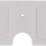 SGerste PVC Transom Plaka, Dıştan Takmalı Motor Braketi Şişirilebilir Bot Kauçuk Dinghy Kayak Deniz Yat için (Beyaz)