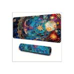 sgeteknoloji 70X30 CM ANTİK ASTROLOJİK TASARIM KAYDIRMAZ TABAN SPEED YÜZEY OYUNCU MOUSE PAD GAMİNG