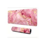 sgeteknoloji SGE TEKNOLOJİ 65X25 CM PEMBE MERMER TASARIMI KAYDIRMAZ TABAN SPEED YÜZEY OYUNCU MOUSE PAD GAMİNG