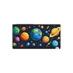 sgeteknoloji SGE TEKNOLOJİ 70X30 CM KOZMİK GEZEGENLER KAYDIRMAZ TABAN SPEED YÜZEY OYUNCU MOUSE PAD GAMİNG