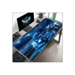 sgeteknoloji SGE TEKNOLOJİ 90X40 CM NEON TIR TEMALI KAYDIRMAZ TABAN SPEED YÜZEY OYUNCU MOUSE PAD GAMİNG