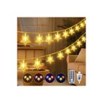 sgeteknoloji USB GERÇEK RGB 12 METRE 100 LED YILDIZ KUMANDA 8 MODLU EV BAHÇE BALKON AĞAÇ
