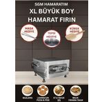 SGM Hamaratım & Elis Concept Hamarat XL Büyük Boy Pratik Fırın 2000w Bazlama Lahmacun Ekmek Pide Piz