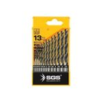 Sgs 13 Parça Hss Metal Matkap Ucu Seti, Yüksek Hız Çeliği, Metal Işleme - Option-1 - 0- Koyu Mavi