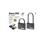 Sgs 1332 Asma Kilit Gri Boyalı Uzun Kanca 50Mm
