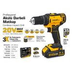 SGS 20V 1.5 Ah Şarjlı 5248 Tek Batarya Akülü Darbeli Matkap