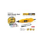 Sgs 5260 Hobi Gravür Seti 130 Watt 211 Parça Profesyonel Mini Taşlama Ve Gravür Makinesi