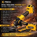 Sgs Akülü Avuç Taşlama Makinası Seti 20V 2*4.0AH (Kömürsüz Motor) - 1