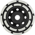 Sgs Çift Sıra Elmas Beton Taşlama Diski - 115MM SGS2313 - 0 - Siyah - 125