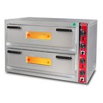 SGS Elektrikli Çift Katlı 6+6 Adet 30 cm Pizza Kapasiteli Pizza Fırını PO-9262DE