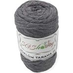 Sgs Hobby Makrome Büklüm Tarama Ip 4 mm 250 gr - Koyu Gri