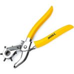 Sgs Kemer Delme Zımbası Delik Açma Pensesi - 6 Delik 2-4.5 mm Arası - 9"/225 Mm. - Sarı