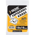 Sgs Kroşe Yapışkanlı 19 x 19 mm