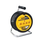 SGS Makaralı Elektrik Uzatma Kablosu Extra 3x2.5 20mt - Siyah