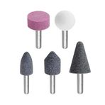 SGS Mini Taşlama Seti, 5 Parça Zımpara Taşı, 6mm Sap, 22000 RPM