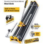 Sgs Monster 60 Profesyonel Fayans Granit Kesme Makinesi 60CM - Metal Gövde