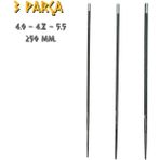 Sgs Motorlu Testere Zincir Bileme Eğe Seti - 4.0-4.8-5.5 Mm. - 3 Parça - Gri