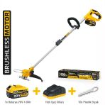 Sgs Profesyonel Akülü Çim Kenar Kesme 20V 1X4.0 Ah (Kömürsüz Motor)