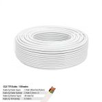 Sgs Profesyonel Cca Ttr Kablo 3X2,5 100 Metre 48X0,18 Beyaz
