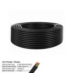 Sgs Profesyonel Cca Ttr Kablo 3X2,5 100 Metre 48X0,18 Siyah