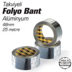 Sgs Takviyeli Alüminyum Folyo Bant 48mm x 25 metre