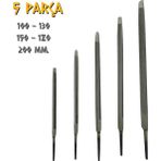 SGS Üçgen Eğe Seti İnce Dişli - 100-130-150-180-200 mm. - 5 Parça