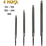 SGS Üçgen Eğe Seti Kalın Dişli - 130-150-180-200 mm. - 4 Parça
