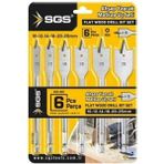 Sgs V6 Parça Ahşap Yaprak Matkap Ucu Seti