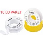 SGS1201 Sgs Profesyonel Teflon Bant 12 MMX10 mt 0,35 Gr-10 Lu Paket