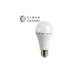 SgsOutlet Noas YL95 0711 7W Şarjlı LED Ampul 6400K Beyaz Işık E27 Duy