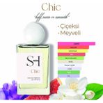 SH FRAGRANCES Chic EDP Kadın Parfüm | Narenciye-meyvemsi | çiçeksi | hafif odunsu | amber, 50ml