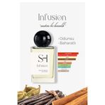 SH FRAGRANCES Infusion EDP Erkek Parfüm | Odunsu-Baharatlı | Kakule-Safran | Gül-Portakal Çiçeği | Vanilya, 50ml