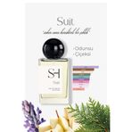 SH FRAGRANCES Suit EDP Erkek Parfüm | Odunsu-Hafif Deri | Pudramsı | Amber-Vetiver, 50ml