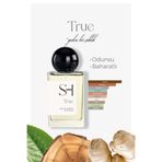 SH FRAGRANCES True EDP Erkek Parfüm | Odunsu-Baharatlı | Bergamot-Lavanta | Sedir-Yasemin | Amber-Tütsü, 50ml