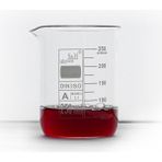 S&H Labware 250 ml Borosilikat Cam Beher Termal Şoka Dayanıklı 7,5 cm Çapında - Şeffaf