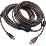 Sh Ticaret PM-29486 Şeffaf Chipset 10 Metre USB 2.0 Yazıcı Kablosu