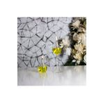 Shabbo Glass Ayaklı Drops Şamdan Cam Kandil 2'li Set + Kandil Yağı SHB0020220011