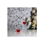 Shabbo Glass Ayaklı Drops Şamdan Cam Kandil 2'li Set + Kandil Yağı SHB0020220011
