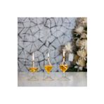Shabbo Glass Tablalı Mix Cam Kandil 3'lü Set + Kandil Yağı SHB0020220012