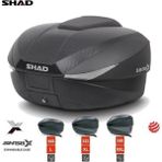 Shad SH-58X Genişleyebilen Motosiklet Arka Çanta Karbon - Tek Renk - Standart