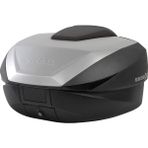 Shad SH-59X Genişleyebilen Motosiklet Arka Çanta 46-52-58 Litre Gri - Siyah Alüminyum Kapaklı - Standart