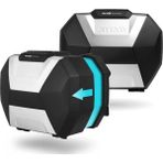 Shad SH38X Genişletilebilir Alüminyum Yan Çanta Seti Sağ ve Sol D0B38200 - Siyah - 1