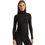 Shade Kadın Yarım Balıkçı Yaka Modal Ultra Hafif Bluz 1011 60283865, Siyah, M