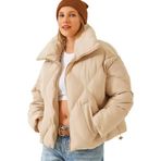 Shade Oversize Şişme Mont, 36, 10191065, Bej, Kadın