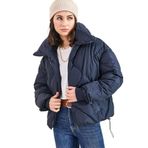 Shade Oversize Şişme Mont, 40, 10191065, Lacivert, Kadın