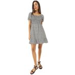 Shade Papatya Desenli Mini Viskon Elbise, S, 60283226, Siyah, Kadın