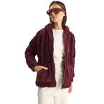 Shade Peluş Hırka, M, 60283844, Mürdüm, Kadın